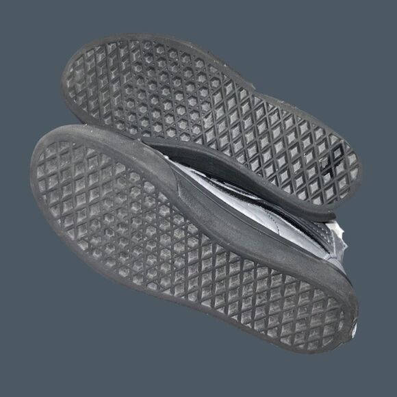 Kids Unisex Vans SK8-HI 'IRIDESCENT Silver Hearts Sneakers Size 4.5 - Picture 5 of 8